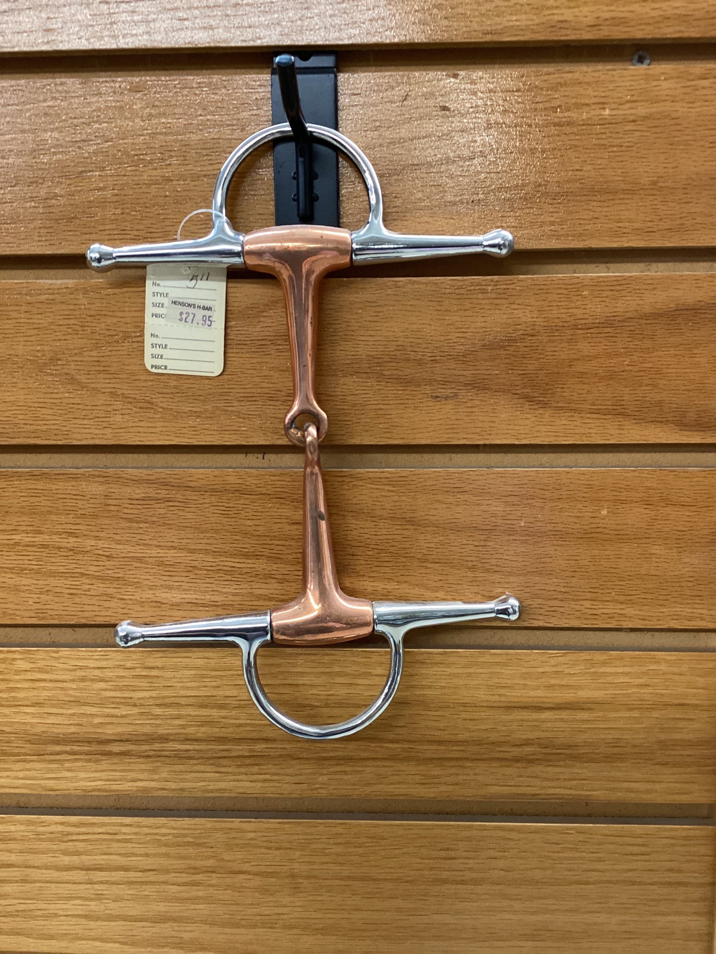 Full Cheek Copper Mouth Jointed Bit