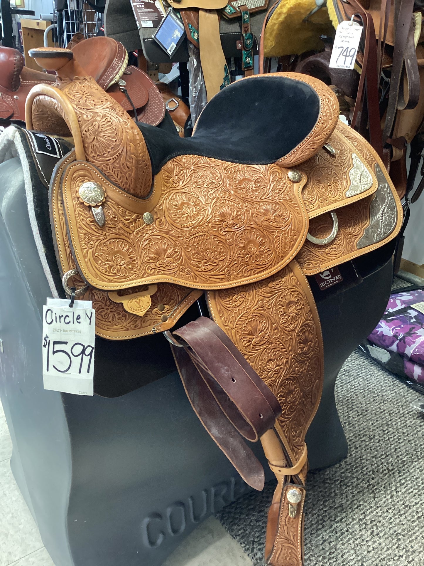 16” Circle Y show saddle
