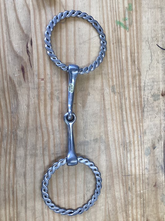 Twisted Wire Rings Gag Bit