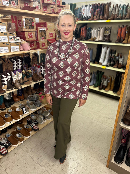 High Plains Aztec Top