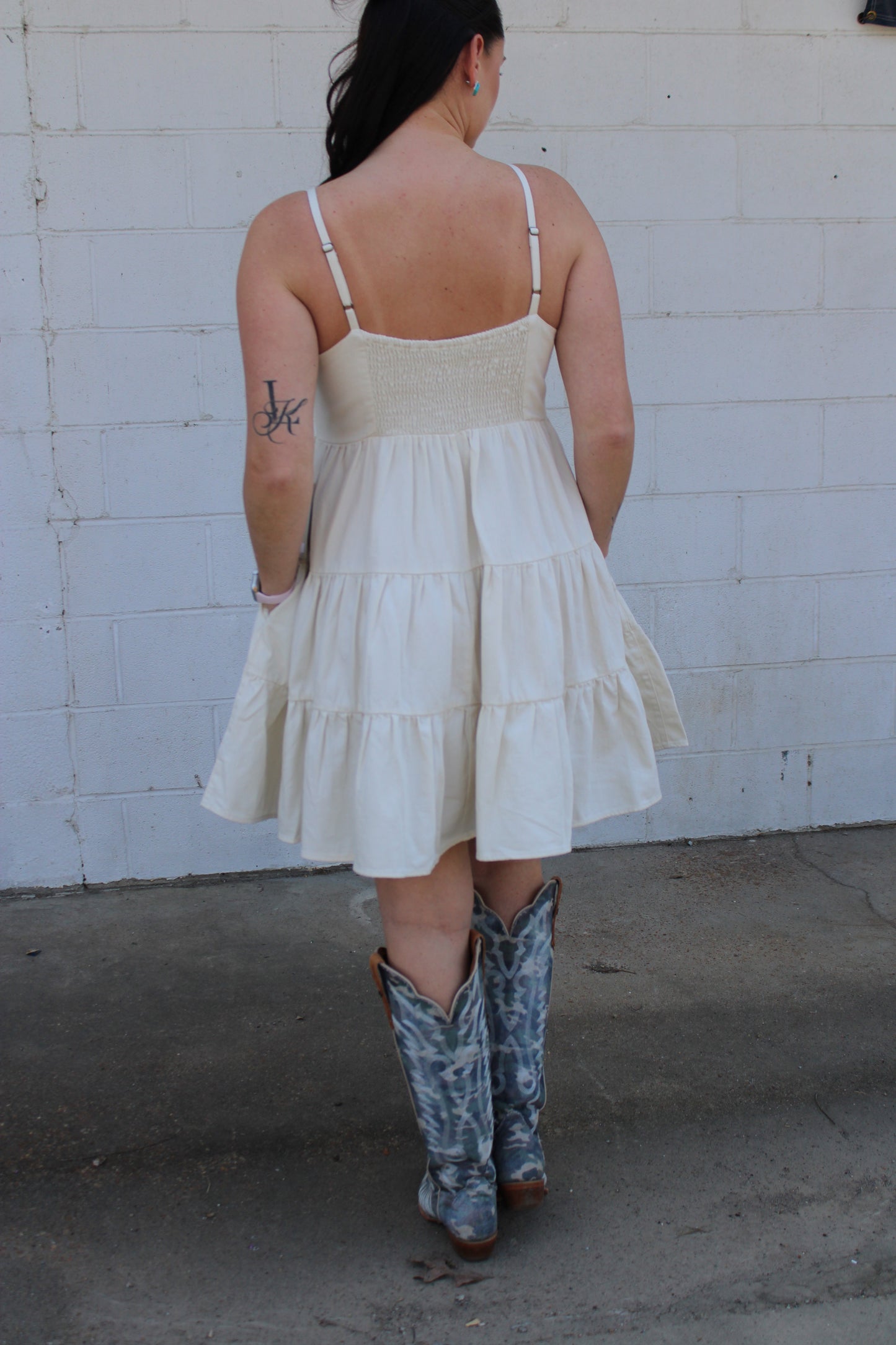 Wrangler Retro® Punchy Tiered Mini Dress