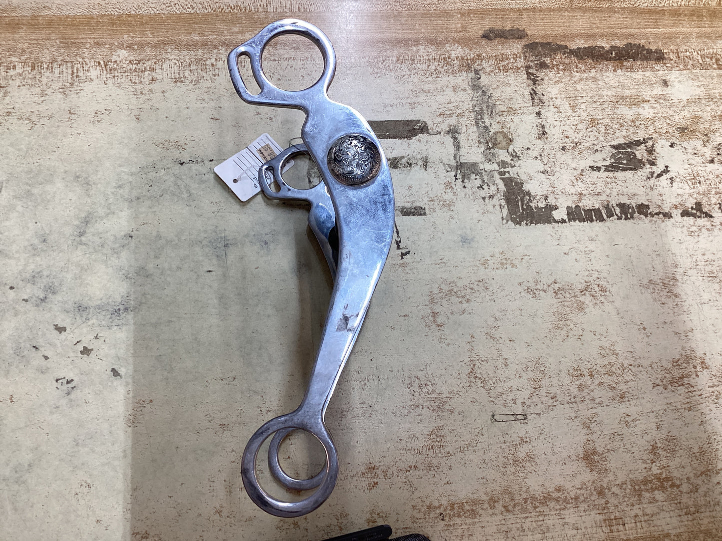 Straight High U Ported bit on Straight Curved Shanks