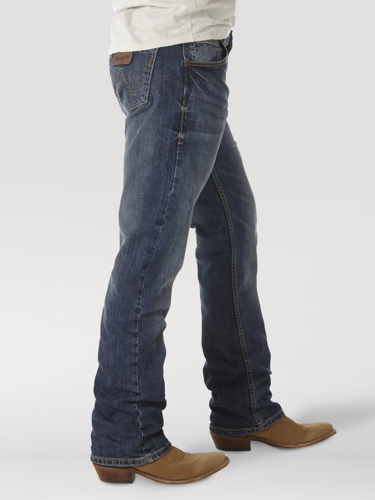 Wrangler Men’s Retro Jeans Slim Boot-Layton