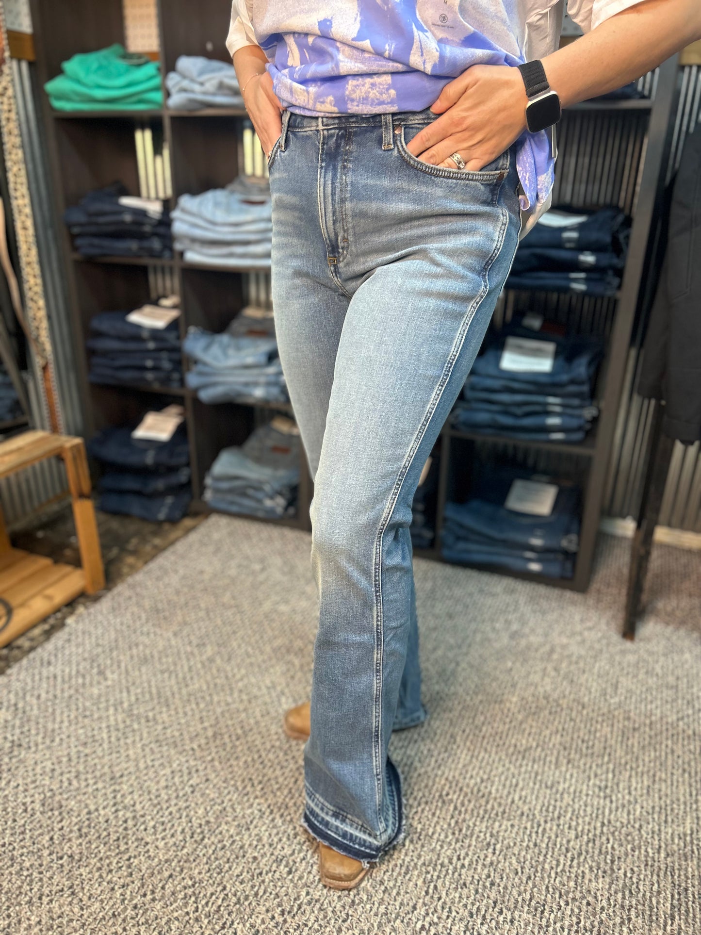 Wrangler Retro Women’s Bailey Flare Jean-Lana