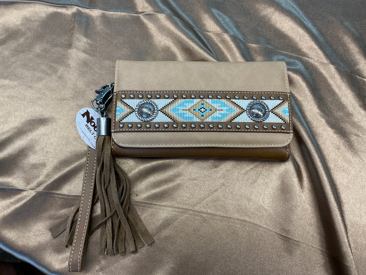 Carmen Southwest Tan Clutch by Nocona Belt Co®
