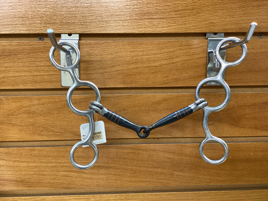 Stainless Steel Jointed Smooth Mouth on 3 Ring Shank