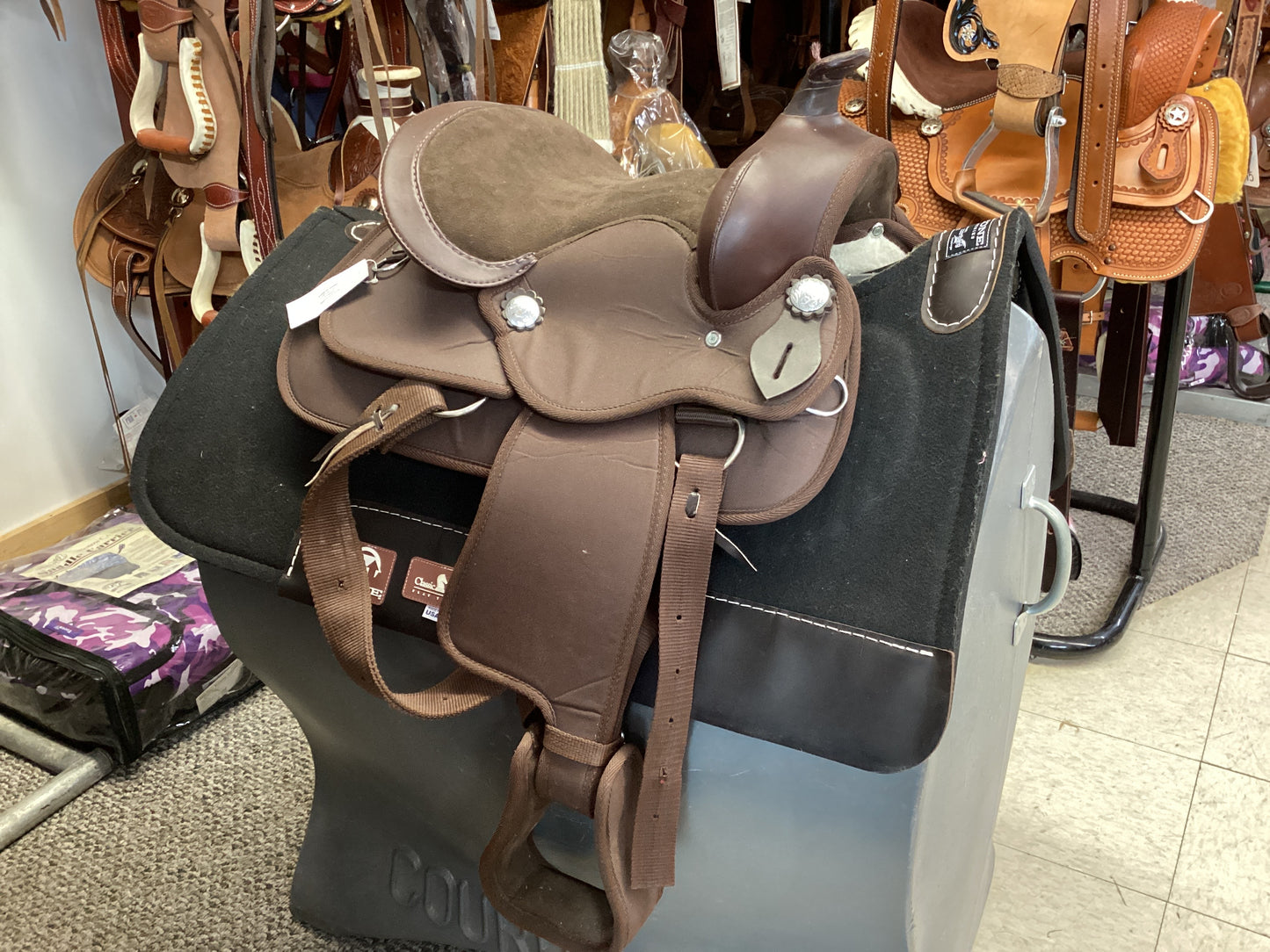 12” Synthetic saddle