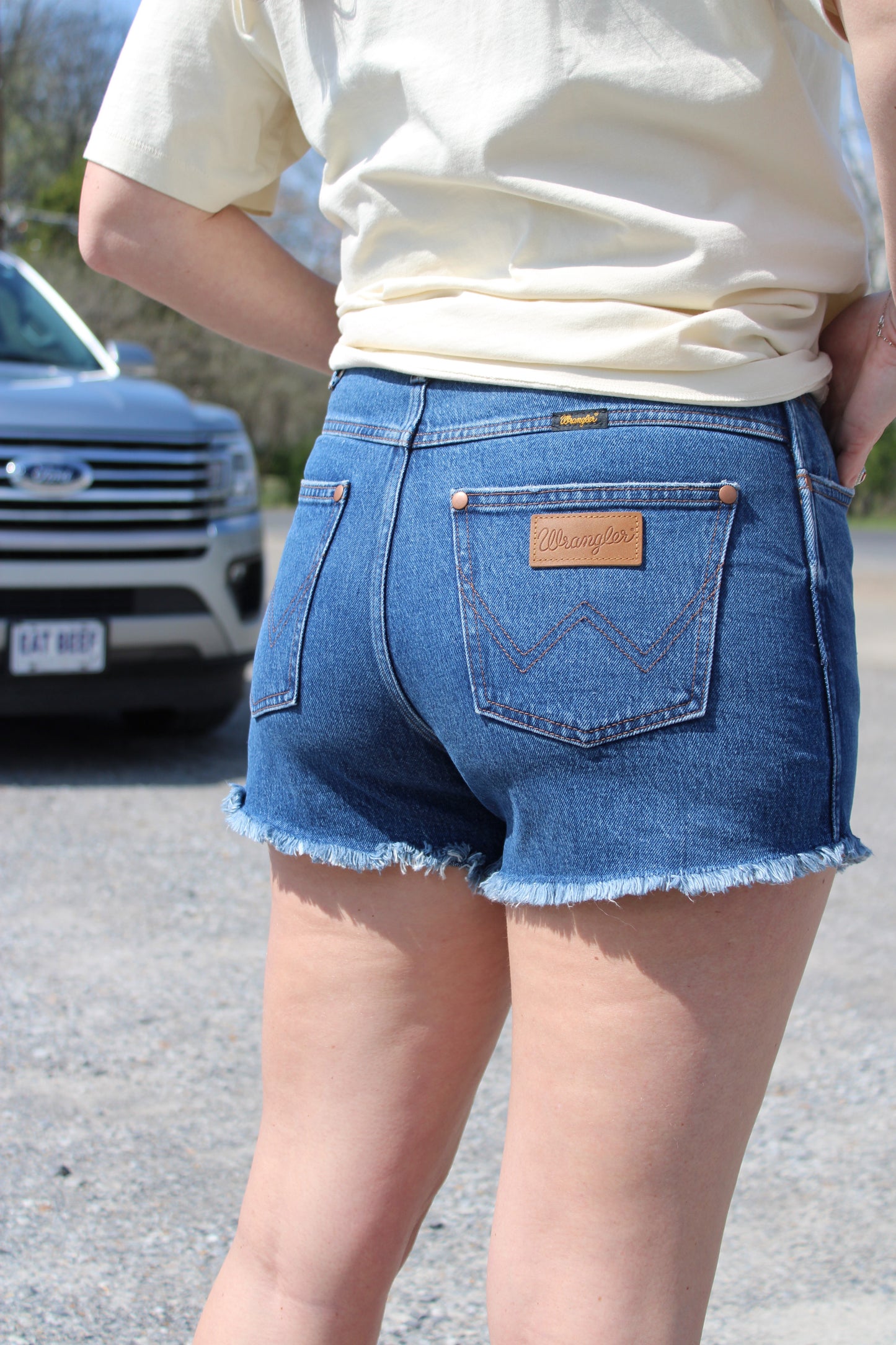 Wrangler® Cowboy Short High Rise-3.5”