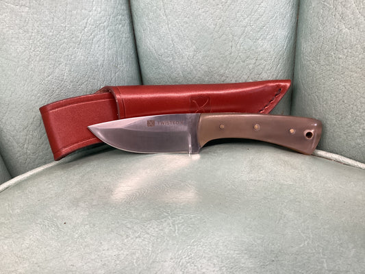 6 1/2” Blade, Ox Horn Handle w/Sheath