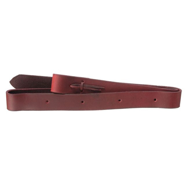 1 1/2" x 5’ Leather Latigo Tie Strap with holes