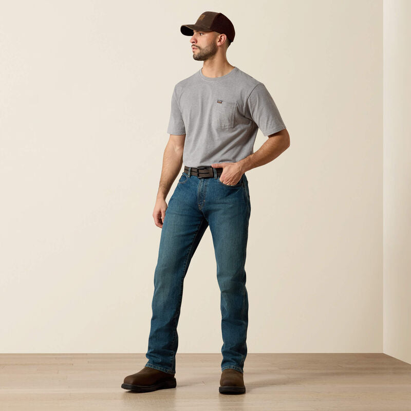 Men’s Ariat® Work M4 DuraStretch Relaxed Bootcut Jean- Carbine