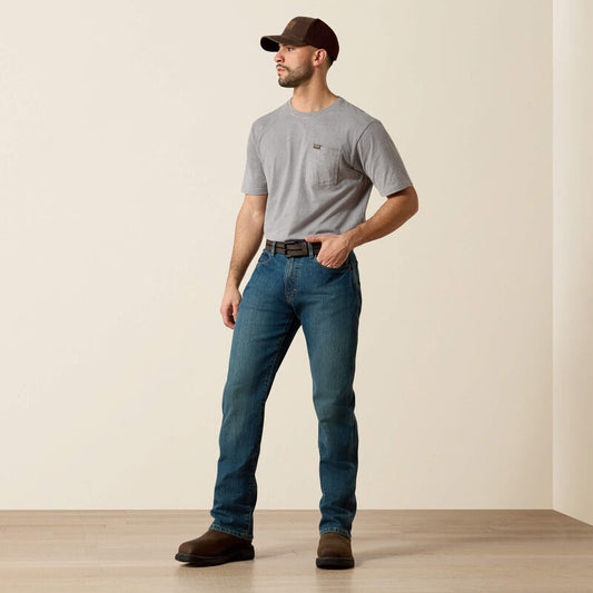 Men’s Ariat® Work M4 DuraStretch Relaxed Bootcut Jean- Carbine