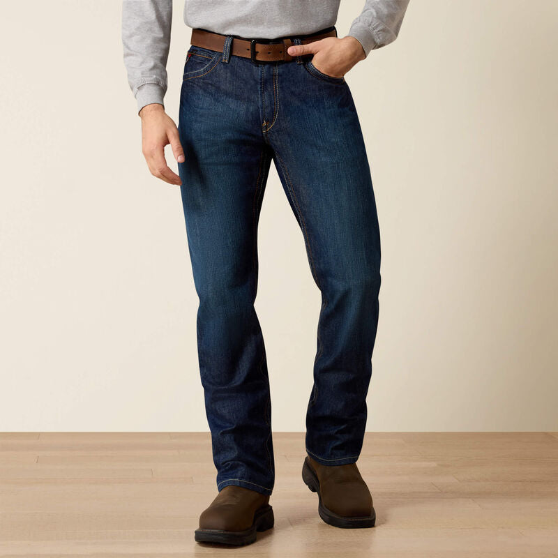 Men’s Ariat® Work FR M4 Relaxed Bootcut Jean- Shale
