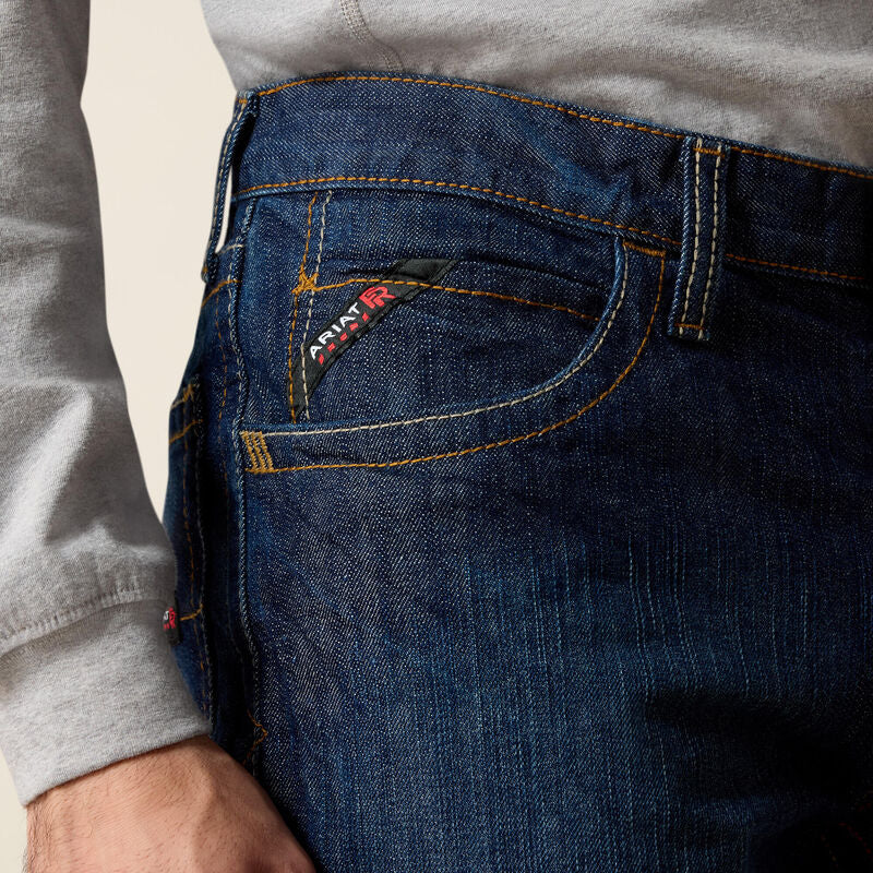 Men’s Ariat® Work FR M4 Relaxed Bootcut Jean- Shale