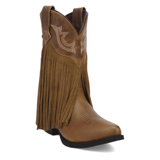 Happy Trails Fringe Boot by Dan Post- Youth