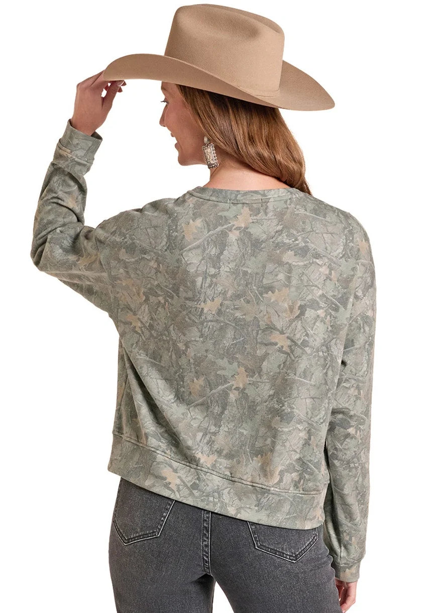 Rock & Roll Tree Camo Sweatshirt