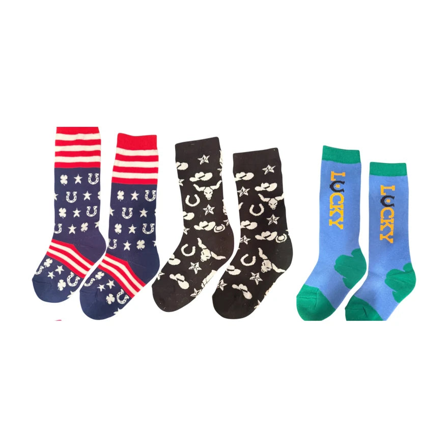 Lucky Chuck Performance Socks KIDS-3 pack