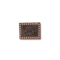 Ariat® Floral Embossed Leather Bifold Wallet