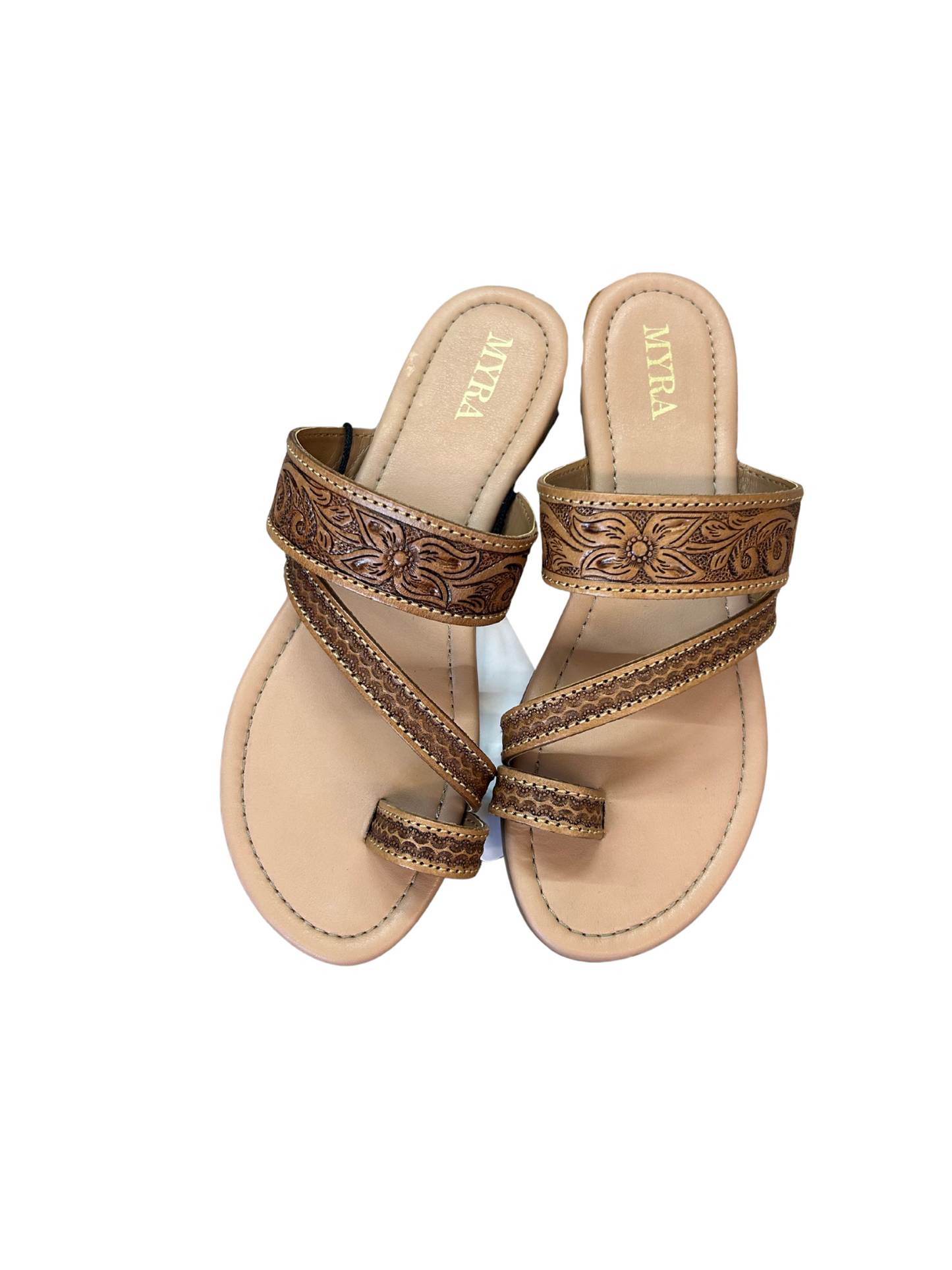 Point Ridge Hand-tooled Sandals