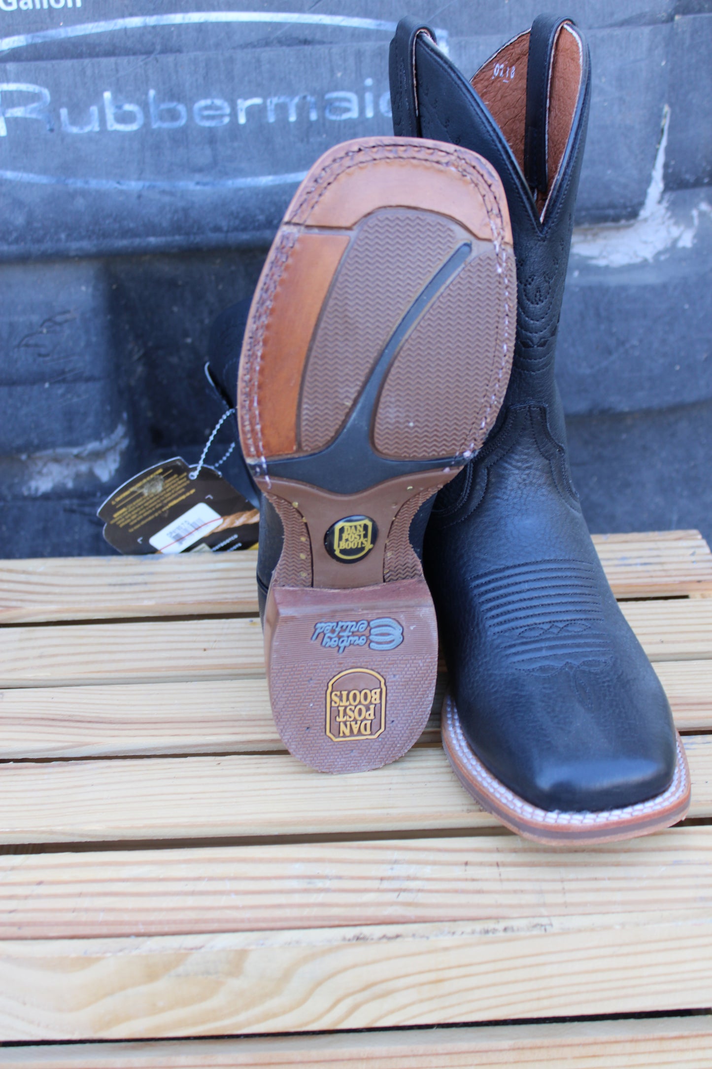 Dan Post Cowboy Certified-Black Milo
