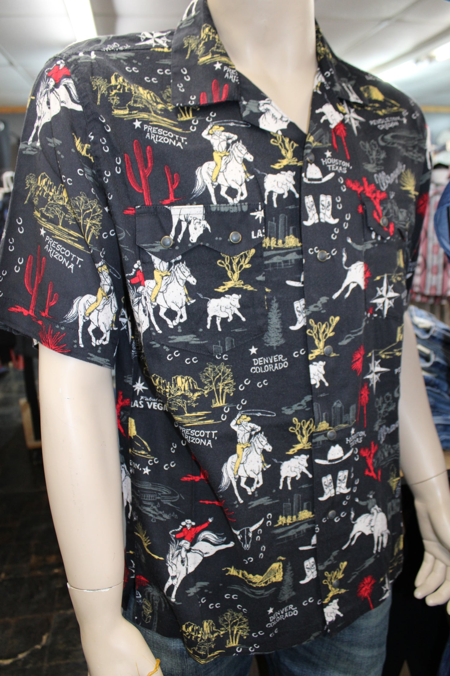 Wrangler® Way Out West Camp Shirt