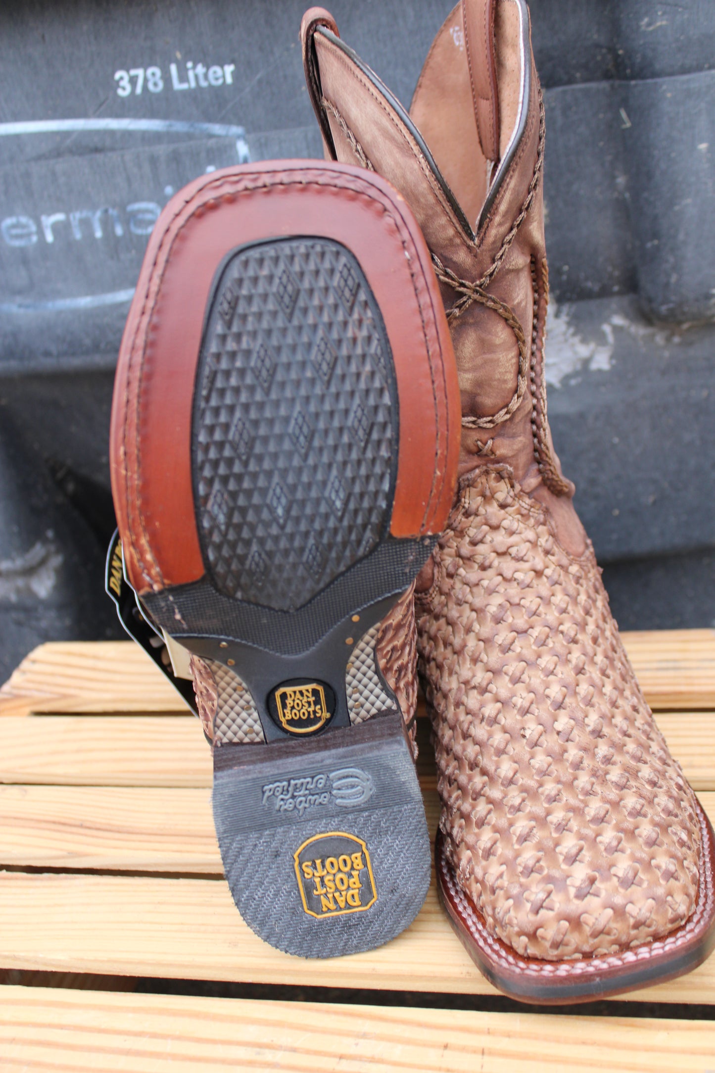 Dan Post Cowboy Certified Stanley- Tan Distressed