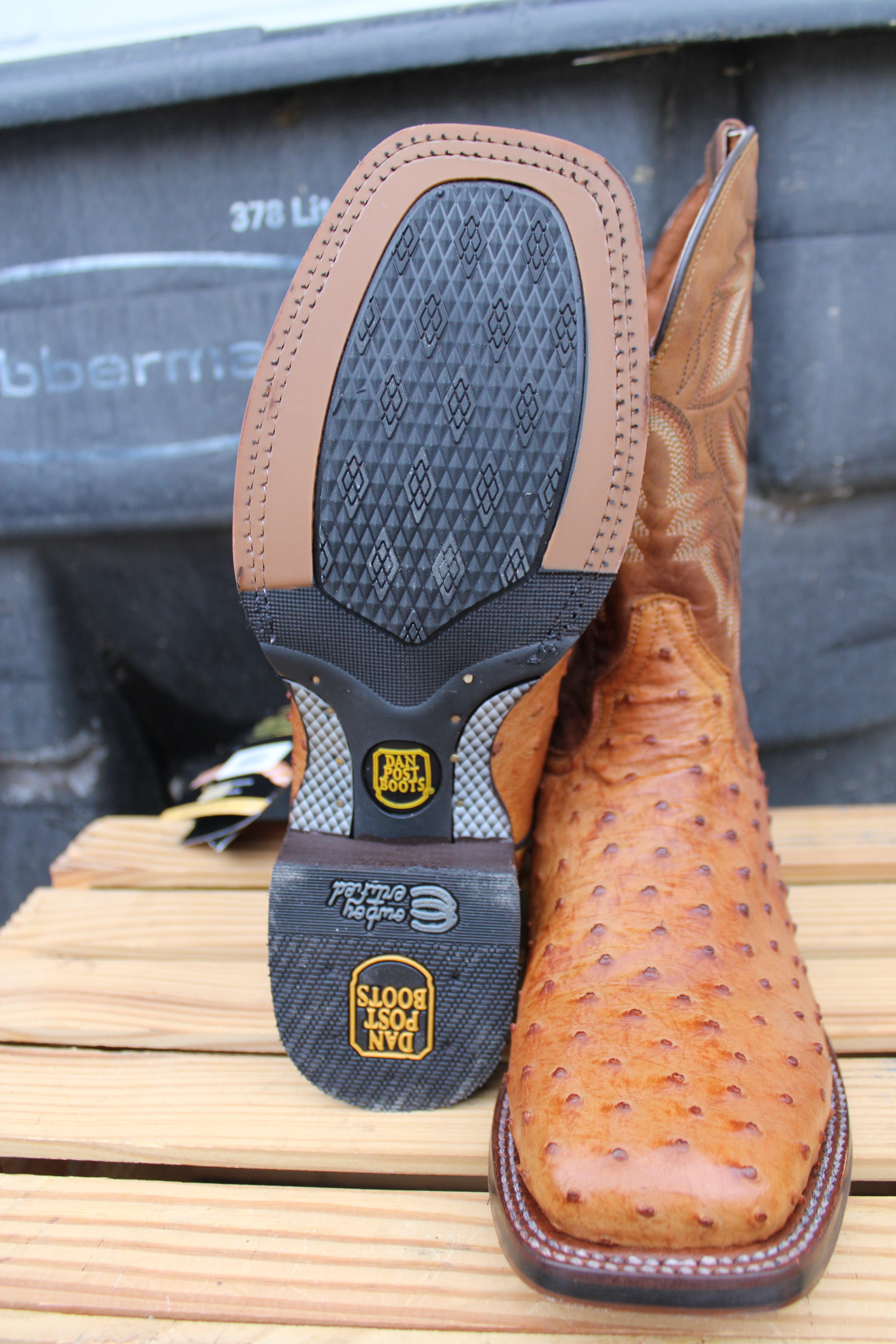 キングデストロイ215 Dan Post Kershaw Full Quill Ostrich Boots DP3876 | Luxury Exotic
