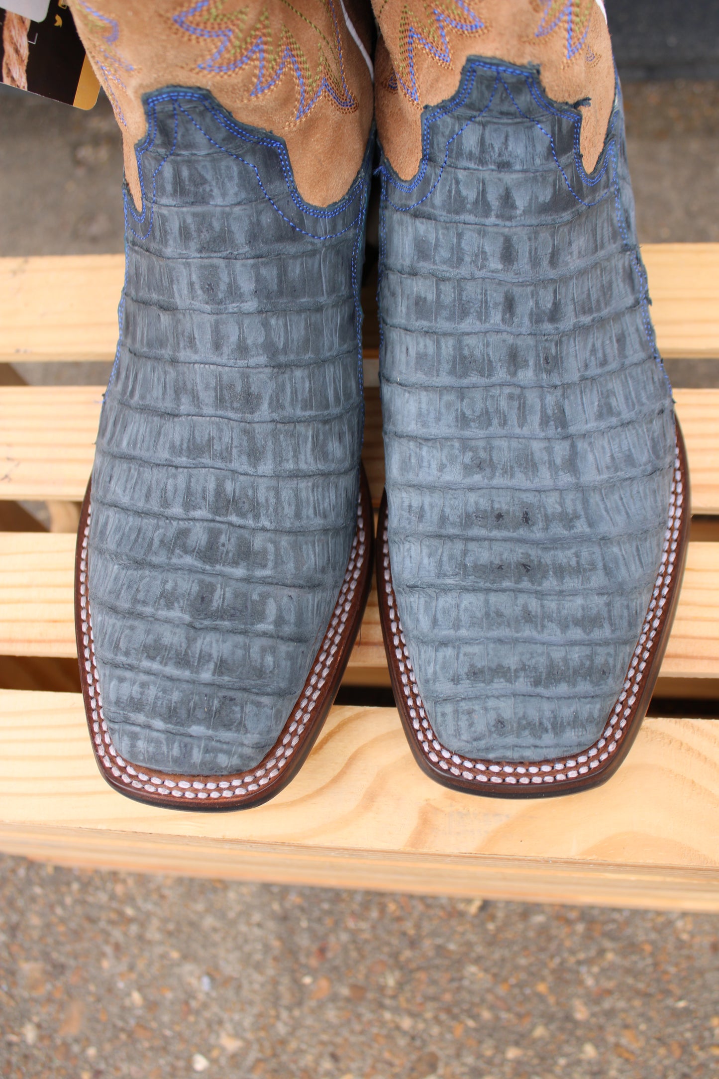 Dan Post Cowboy Certified- Denim Caiman