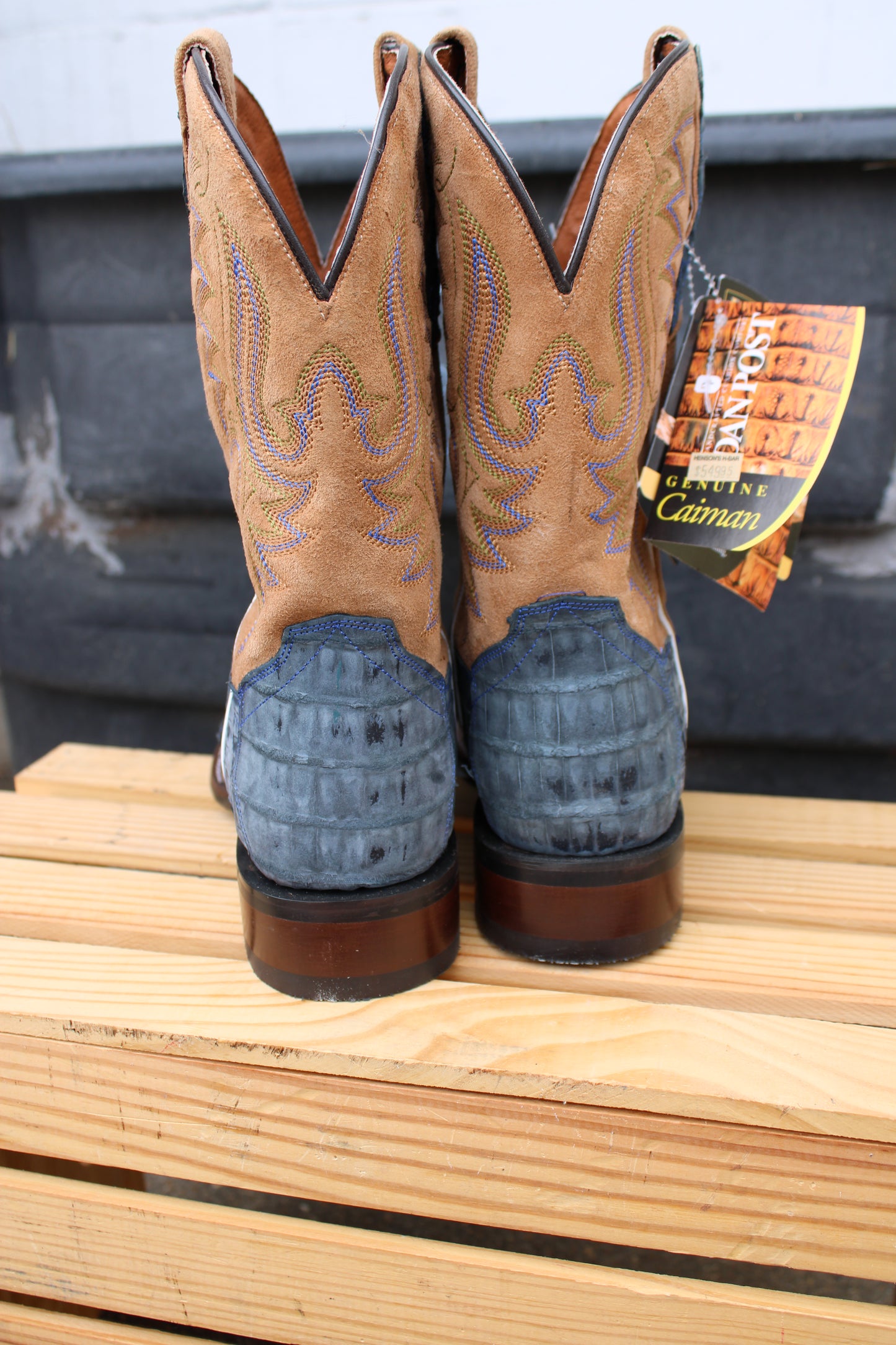Dan Post Cowboy Certified- Denim Caiman