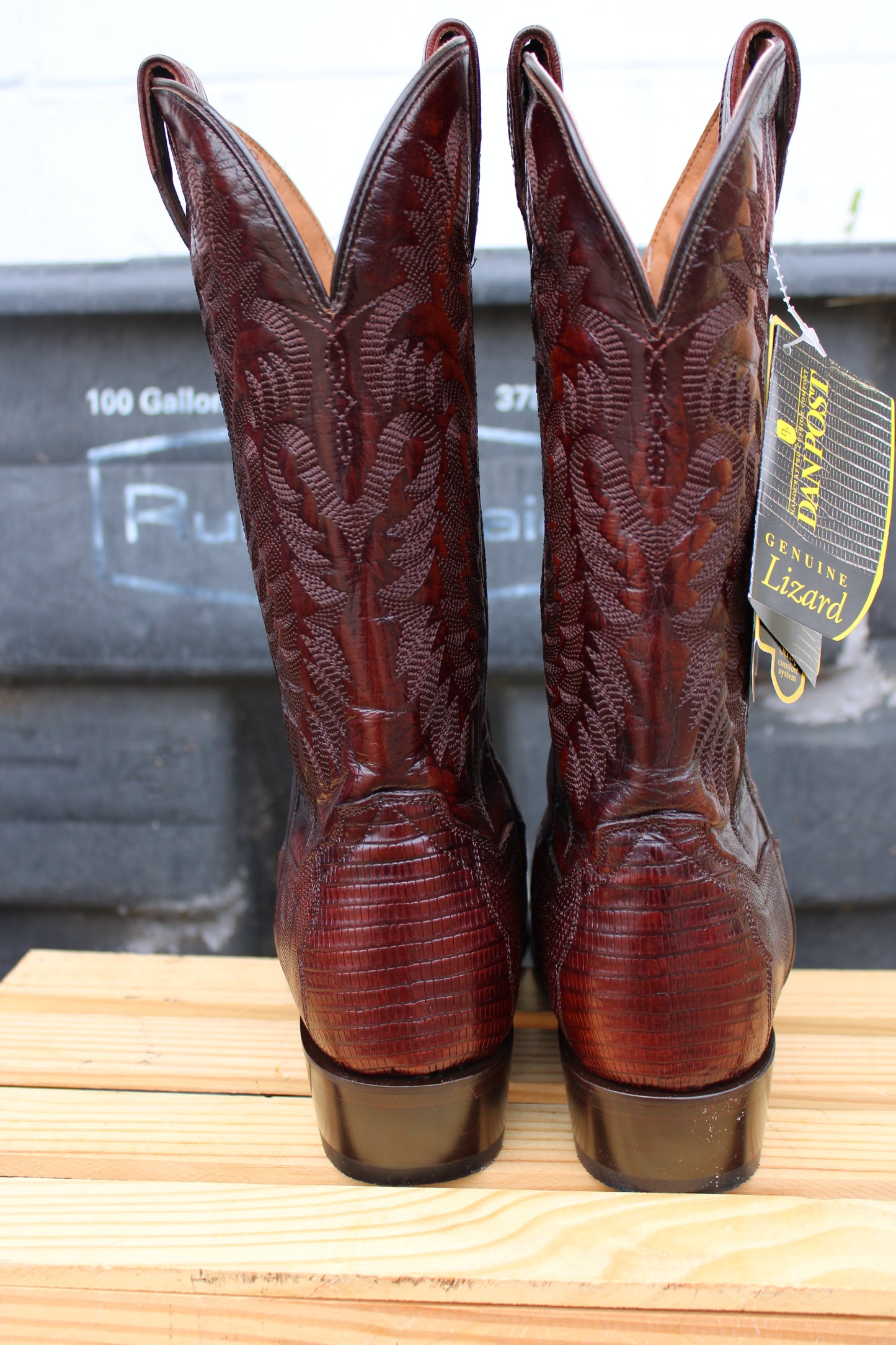 Dan Post- Ringold- Antique Tan Lizard Boot