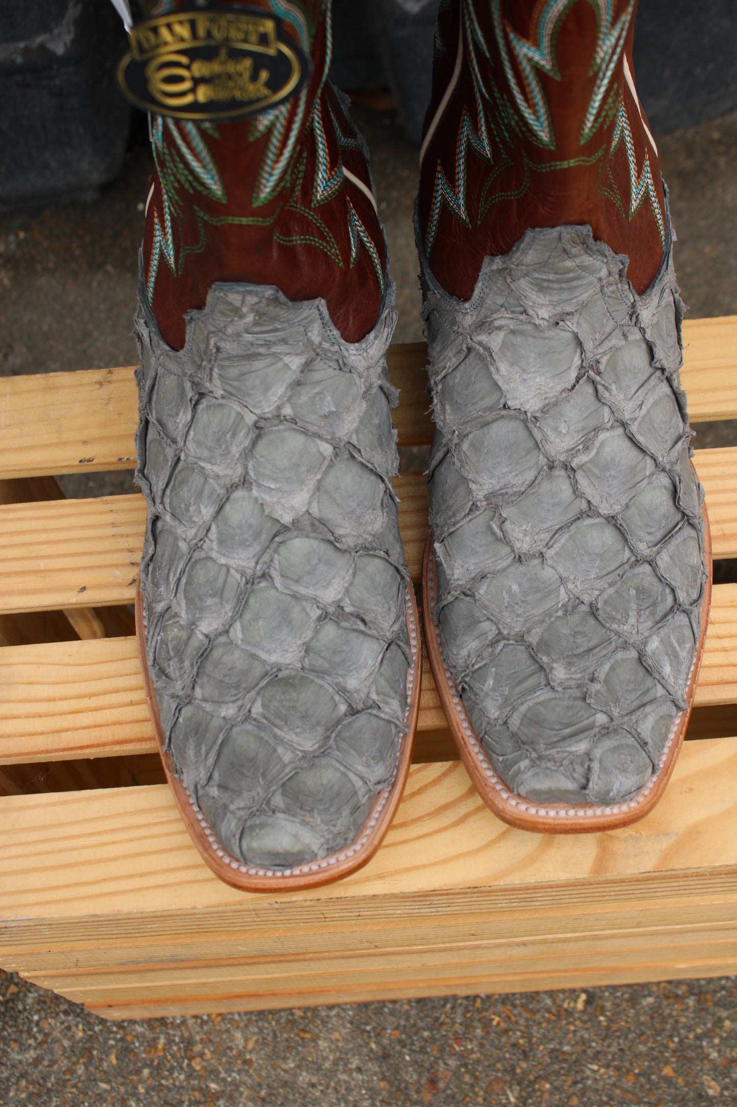 Dan Post Cowboy Certified- Riggs Grey Pirarucu