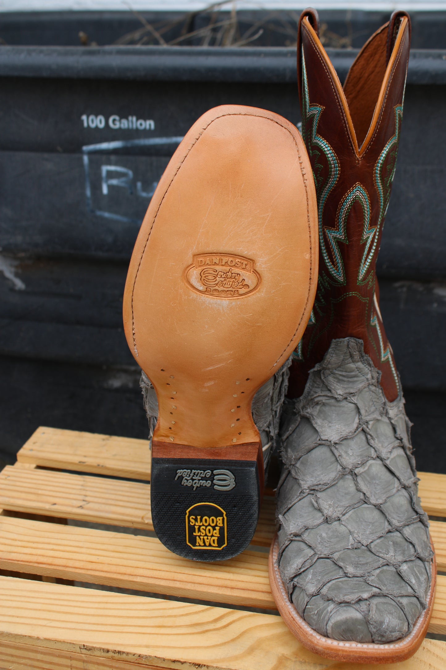Dan Post Cowboy Certified- Riggs Grey Pirarucu