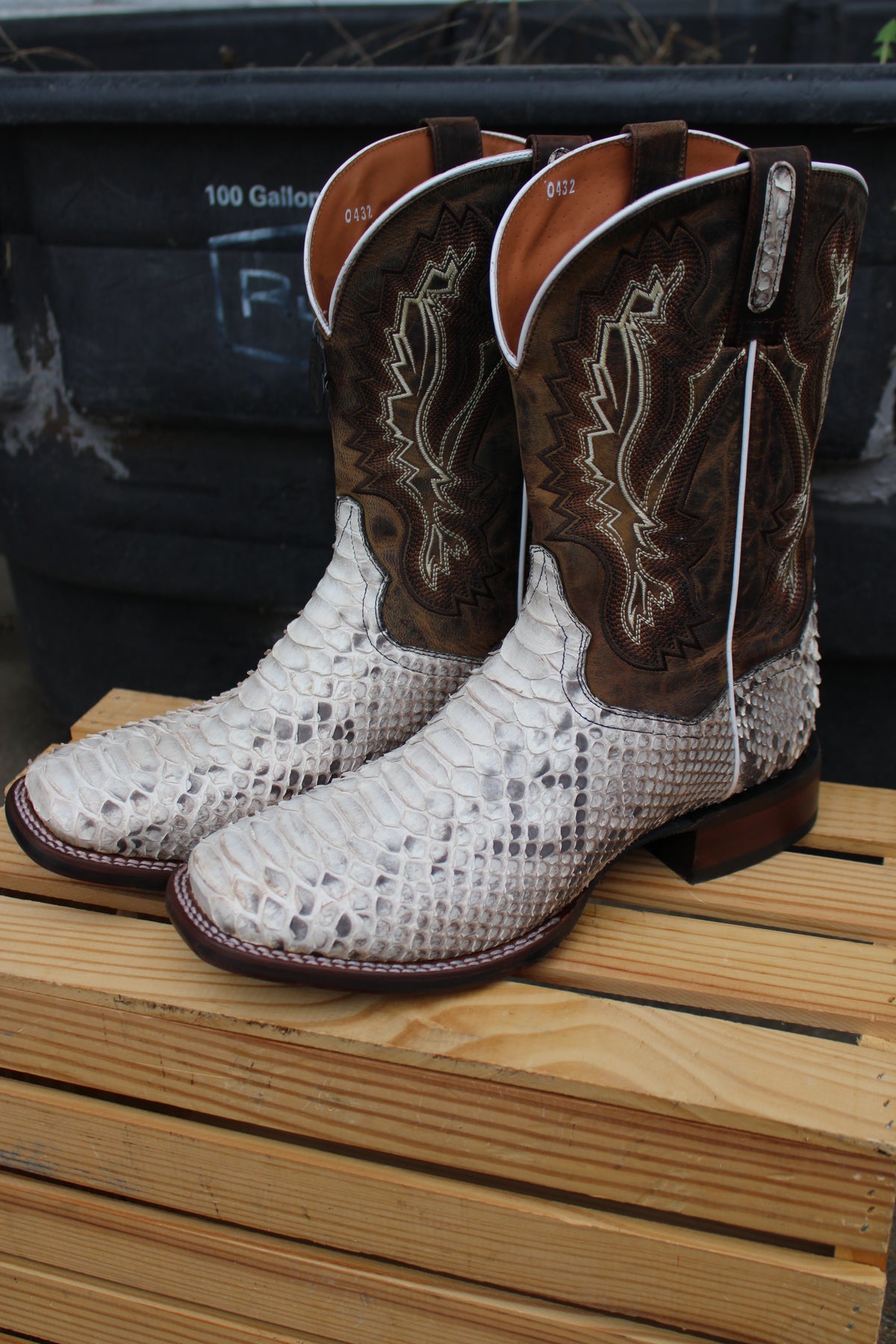Dan Post Cowboy Certified-Brutus-Python Natural & Brown