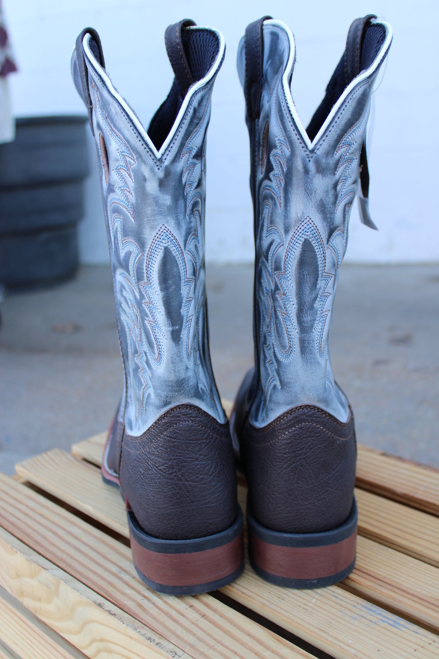 Cowboy Approved by Laredo-Chocolate & Denim Taylor