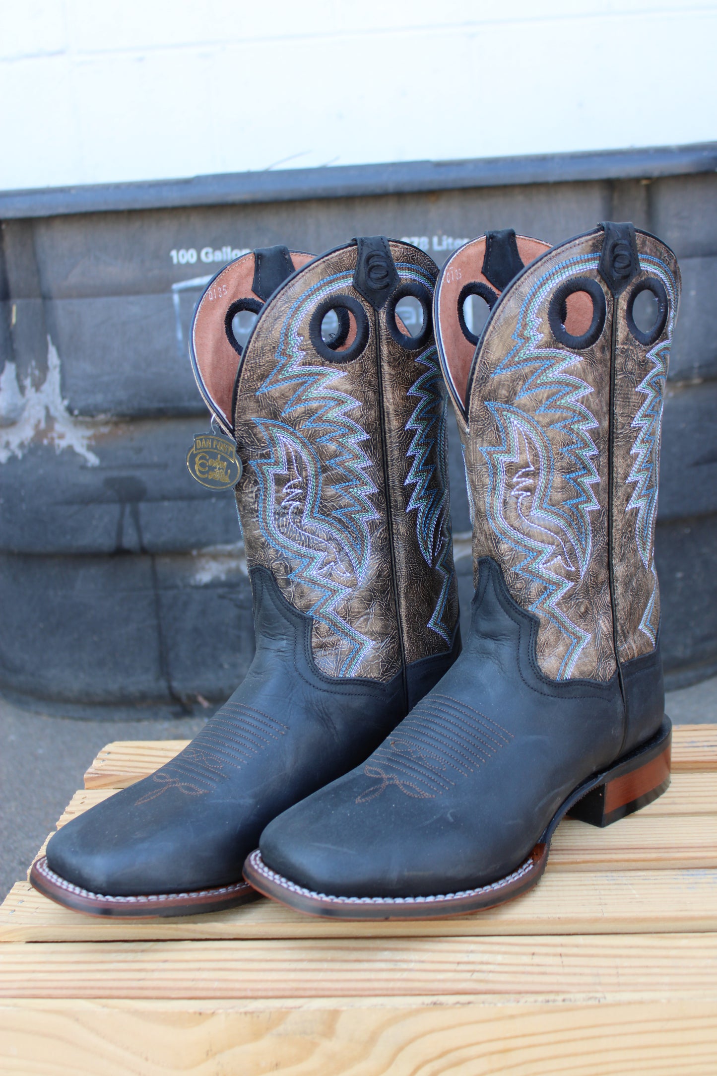 Dan Post Cowboy Certified-Deuce-Black & Brown