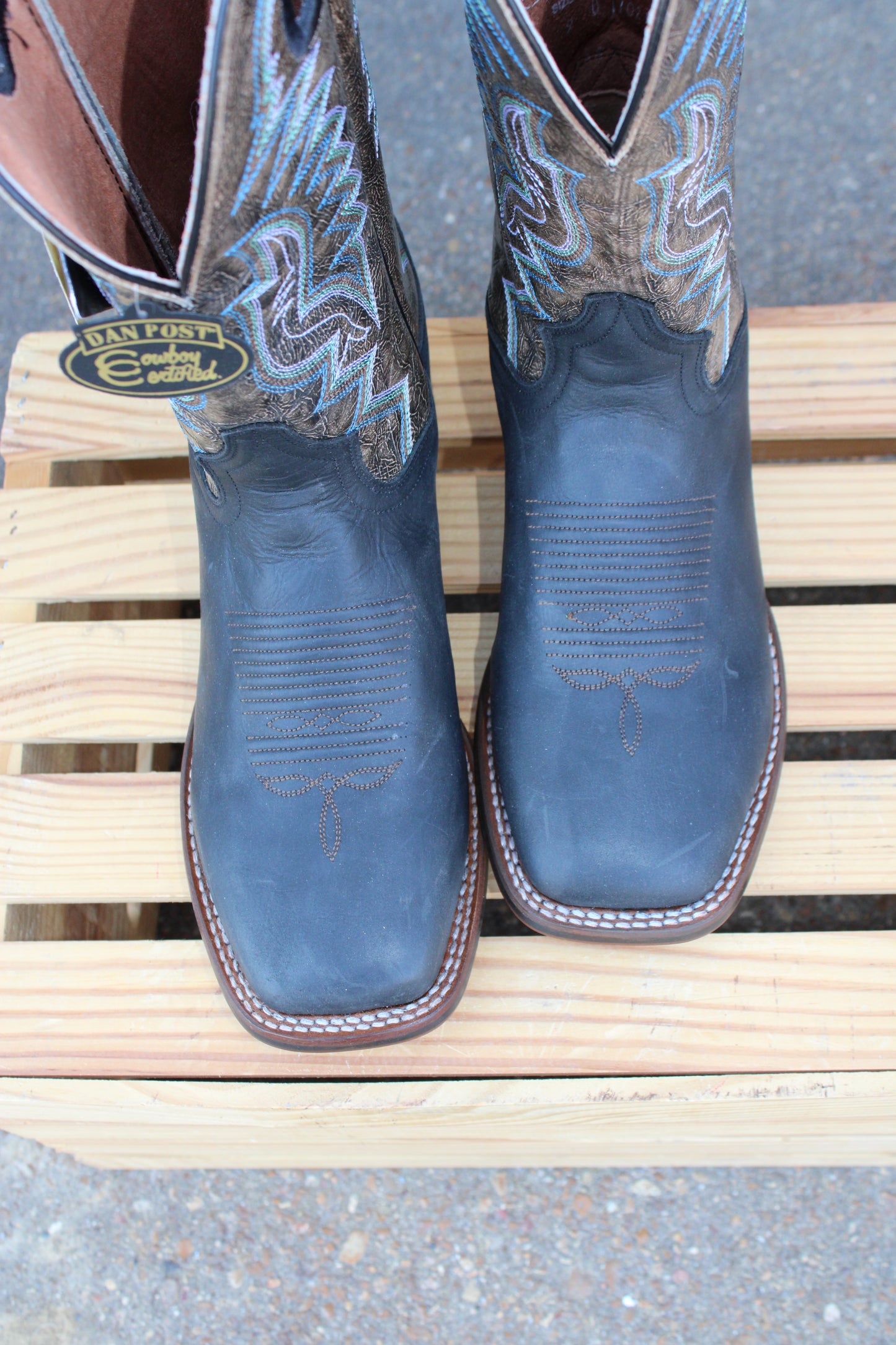 Dan Post Cowboy Certified-Deuce-Black & Brown