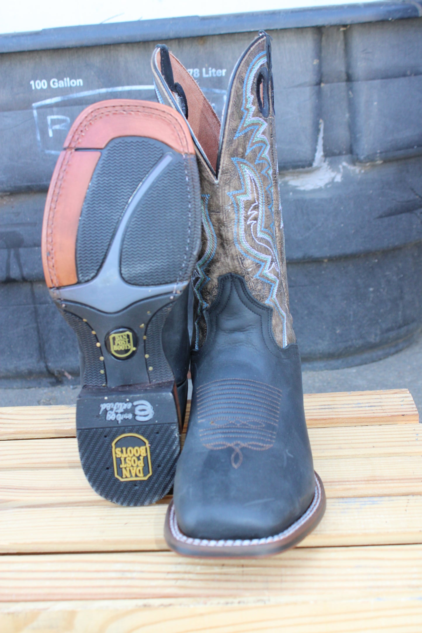 Dan Post Cowboy Certified-Deuce-Black & Brown
