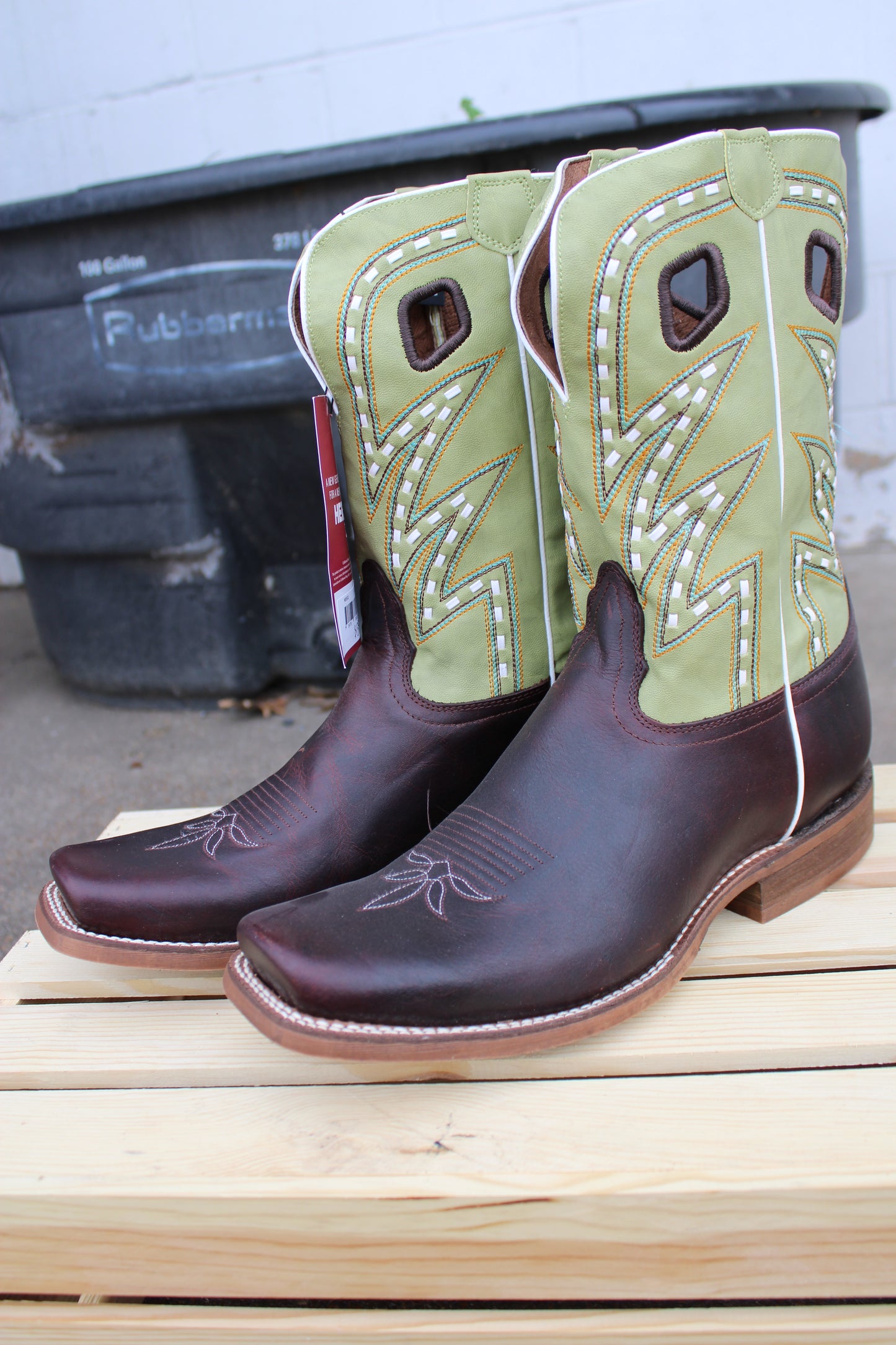 Nocona-Two Tone Saddle Stitch