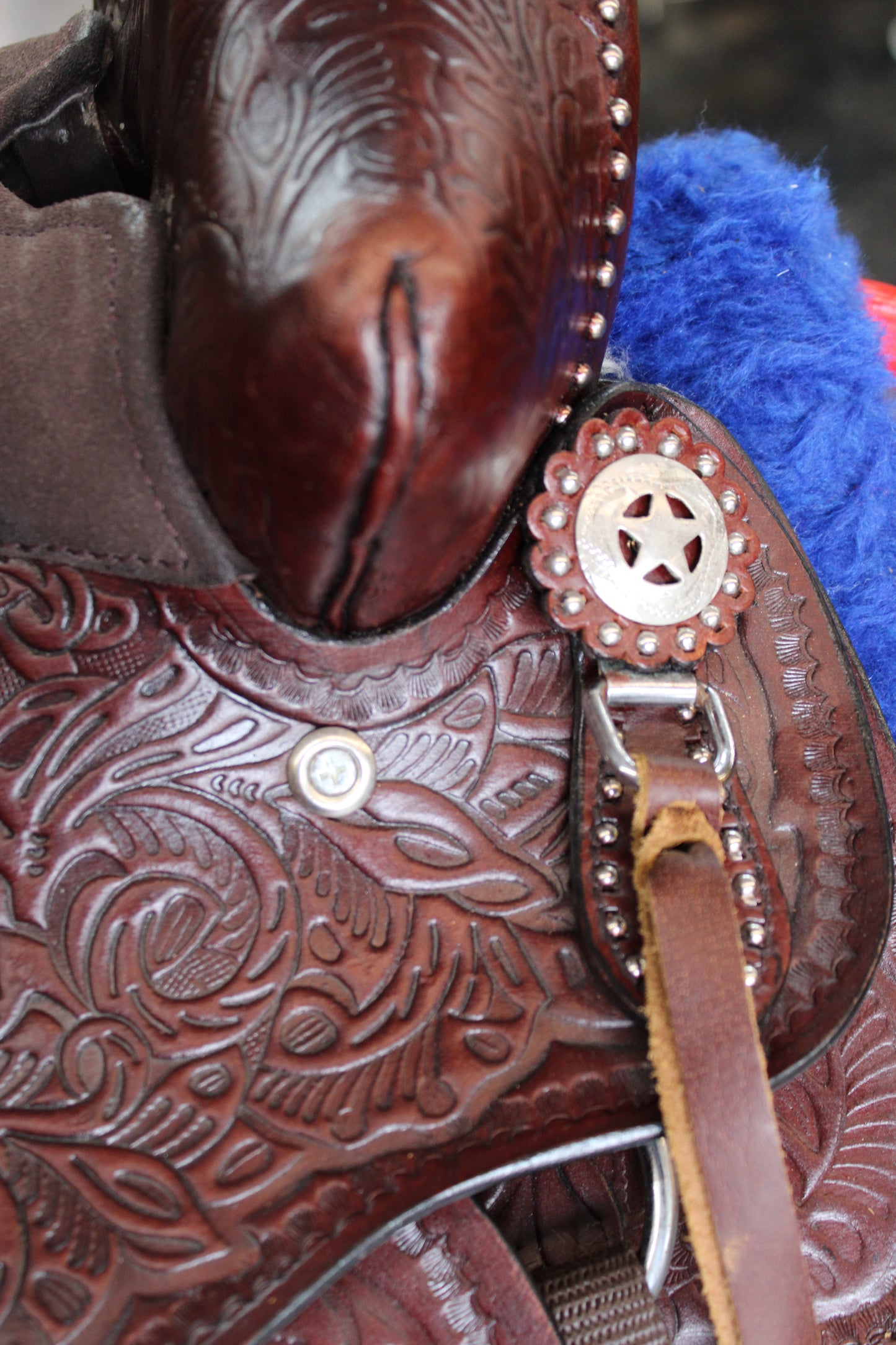 12" King Series Pony Saddle with Tapaderos