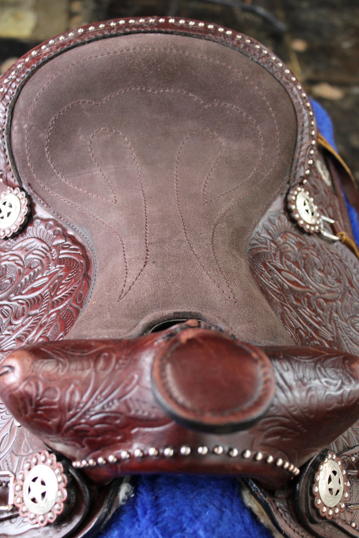 12" King Series Pony Saddle with Tapaderos