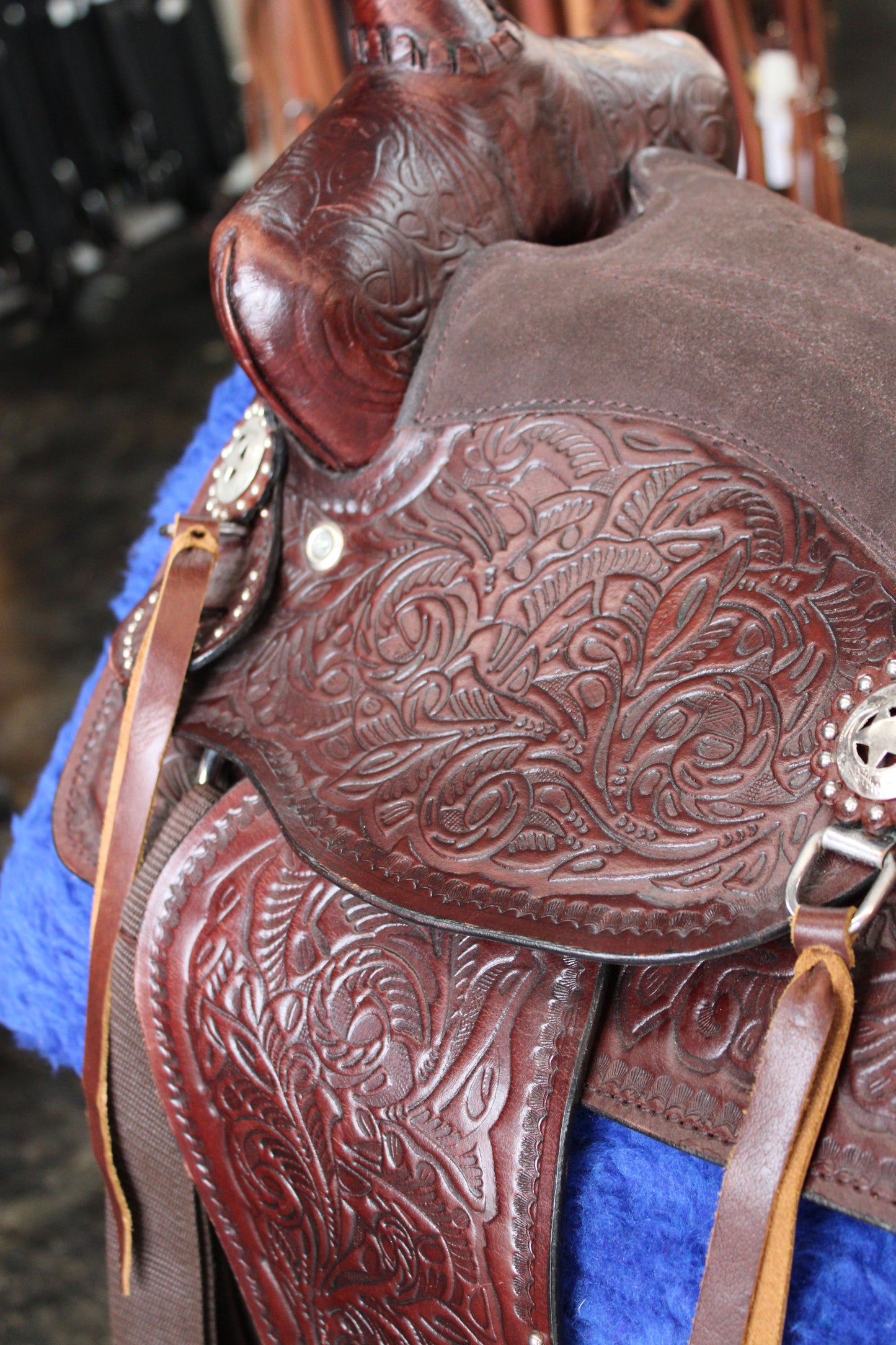 12" King Series Pony Saddle with Tapaderos