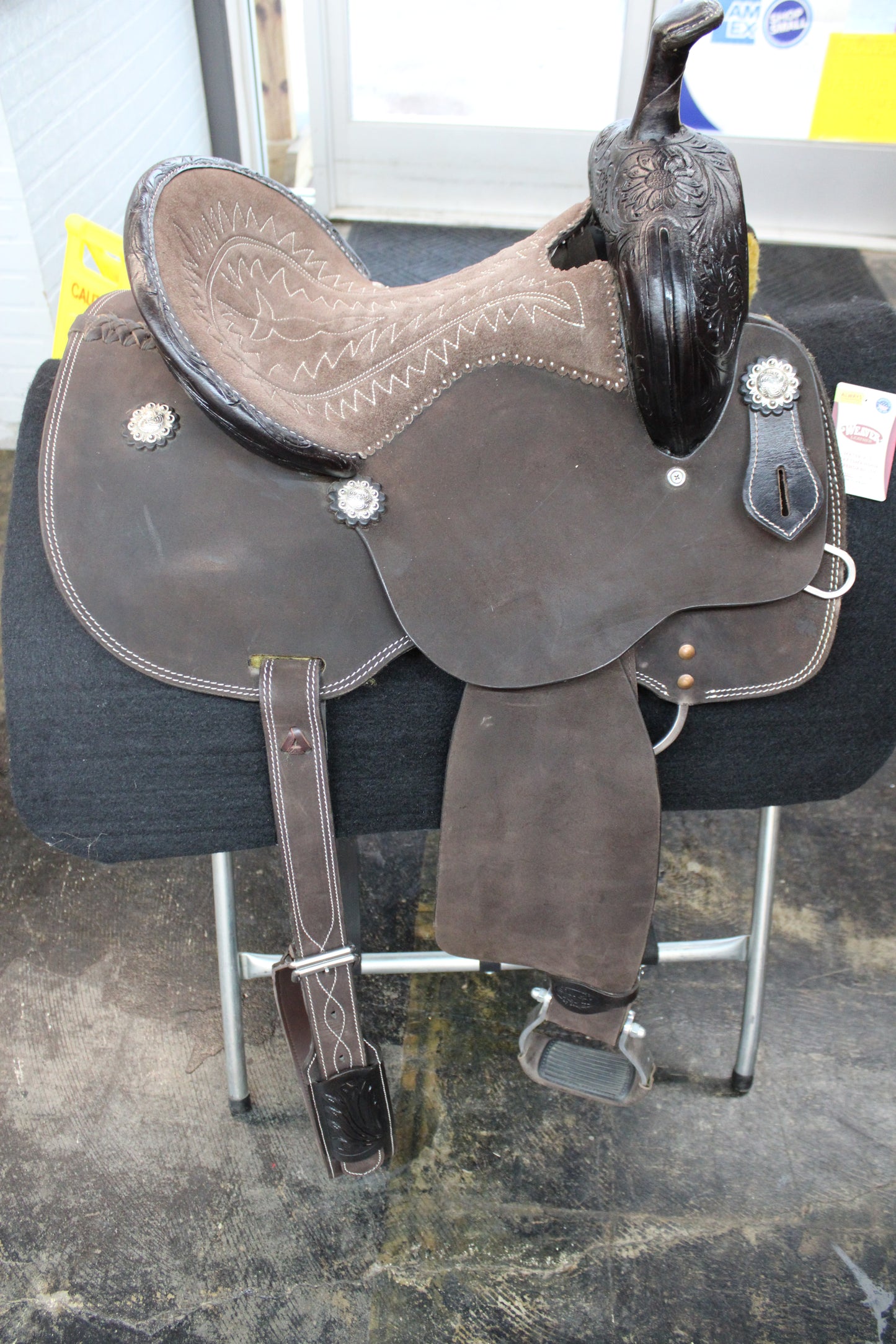 14" Silver Royal "Booker" Barrel Saddle