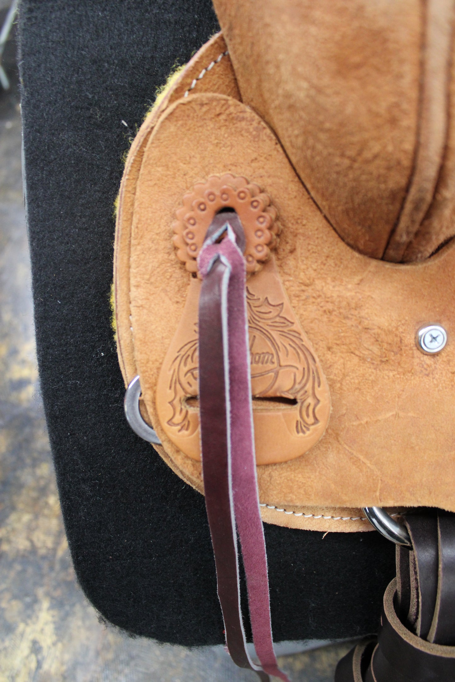 16" Longhorn Roughout Ranch Saddle