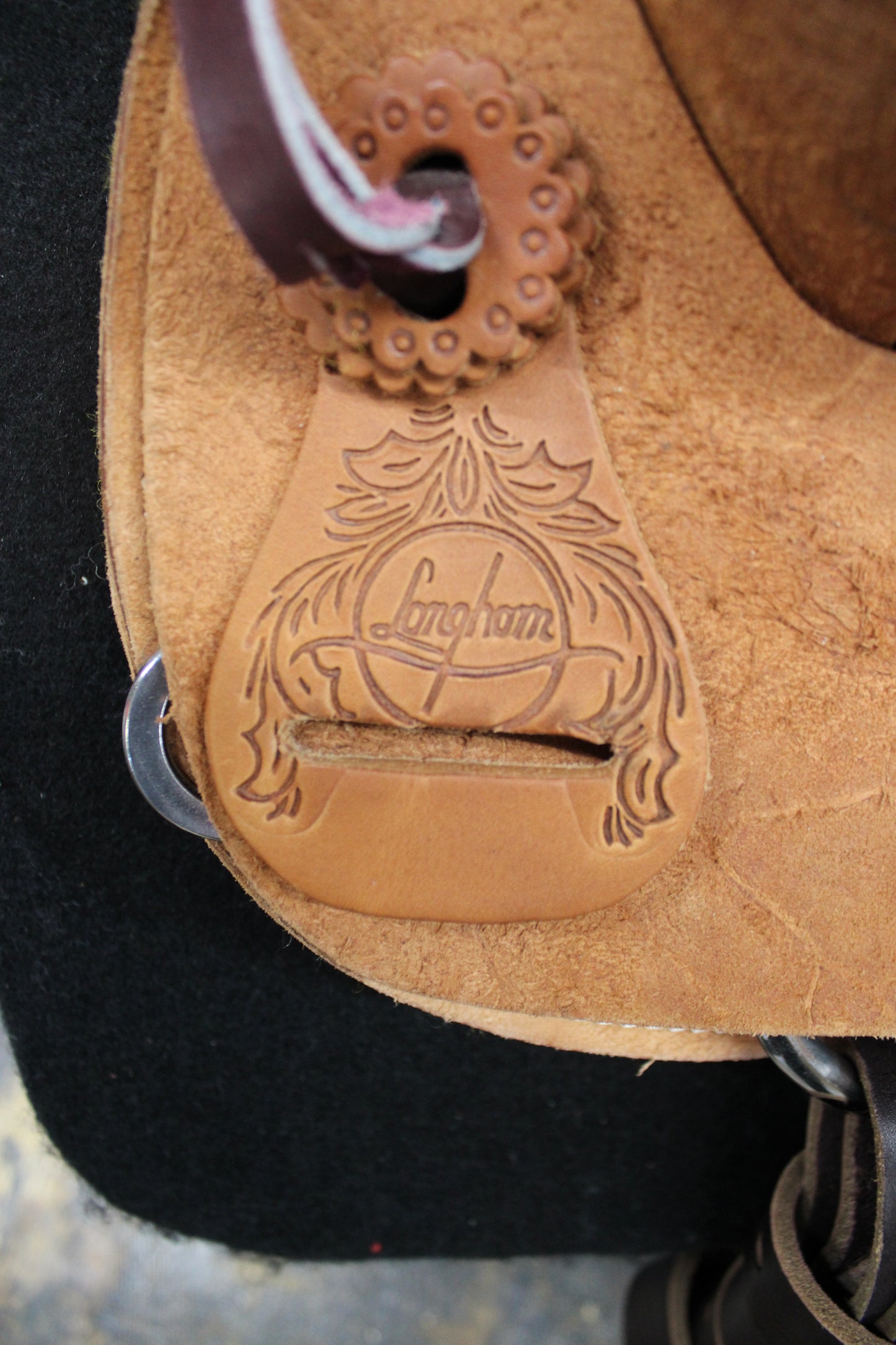 16" Longhorn Roughout Ranch Saddle