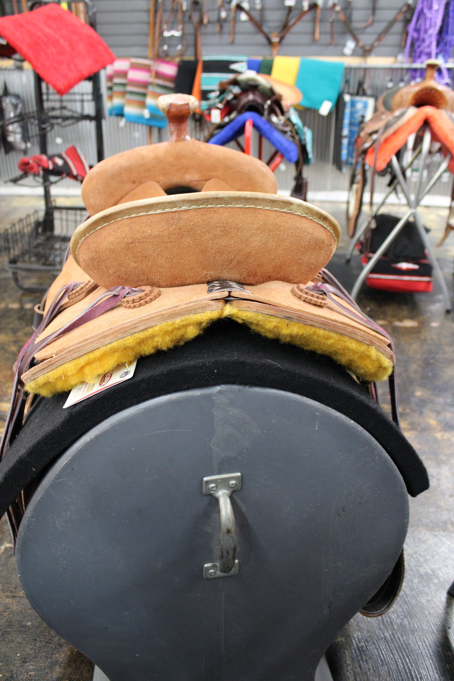 16" Longhorn Roughout Ranch Saddle