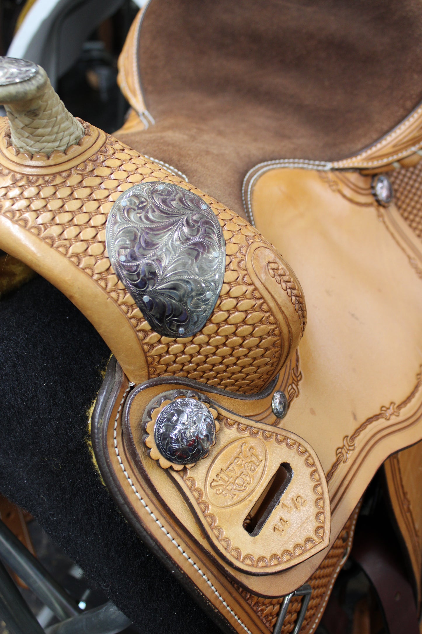 14 1/2” Silver Royal "Sonora" Show Saddle