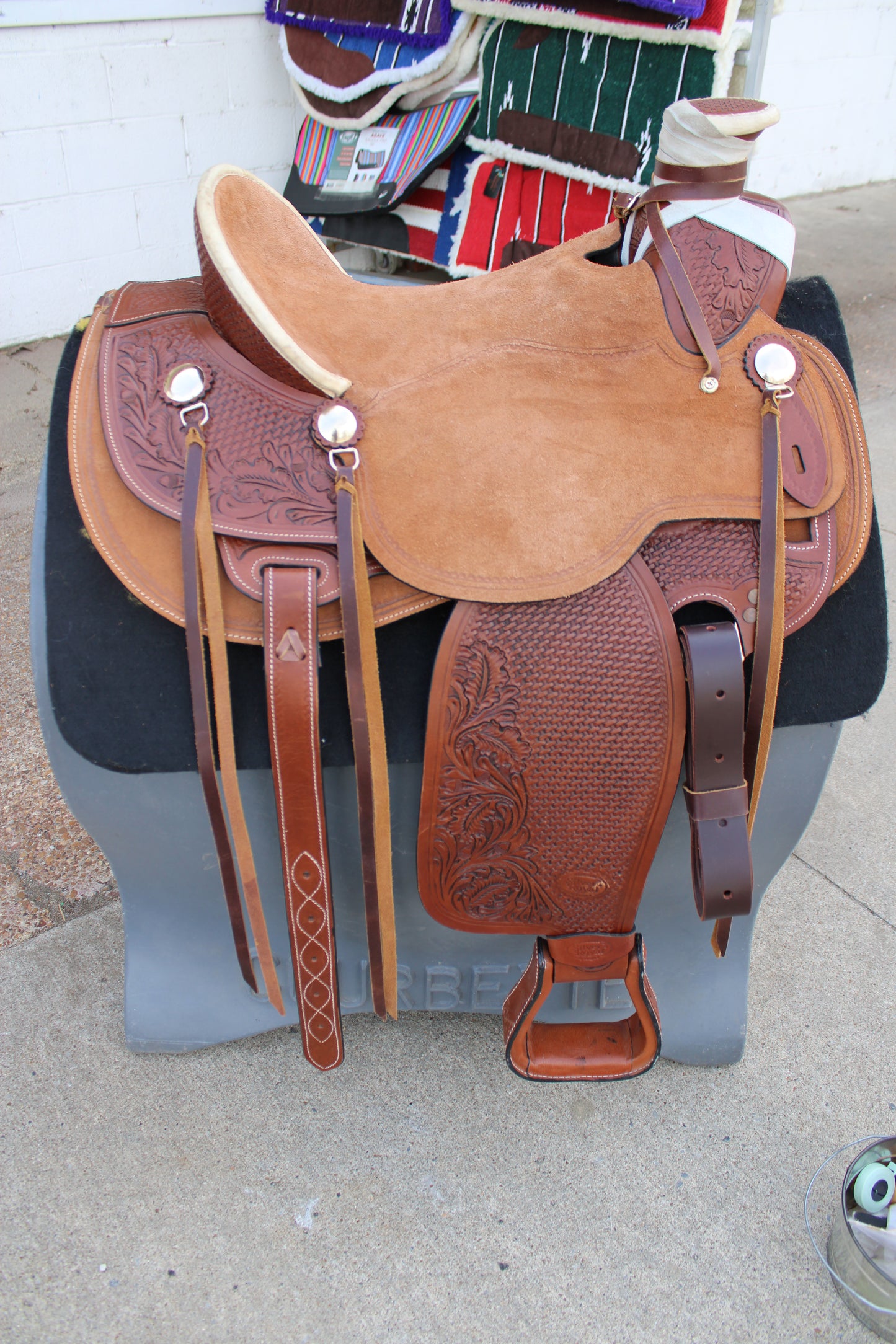 15” Silver Royal Wade Tree Working Saddle