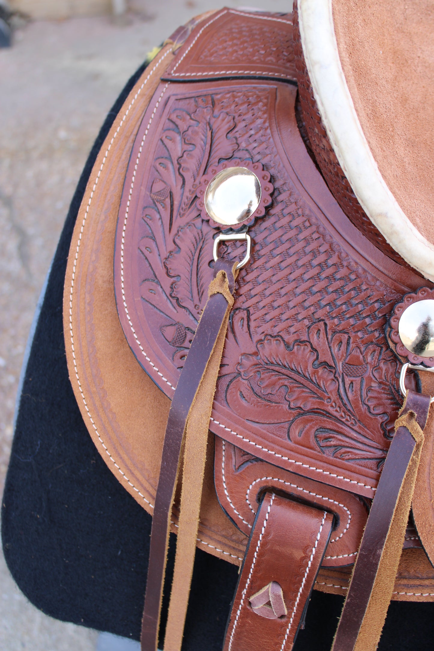 15” Silver Royal Wade Tree Working Saddle