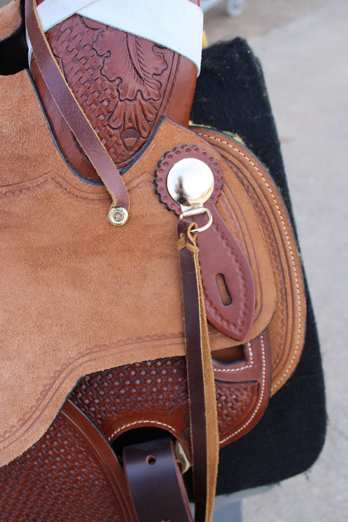 15” Silver Royal Wade Tree Working Saddle