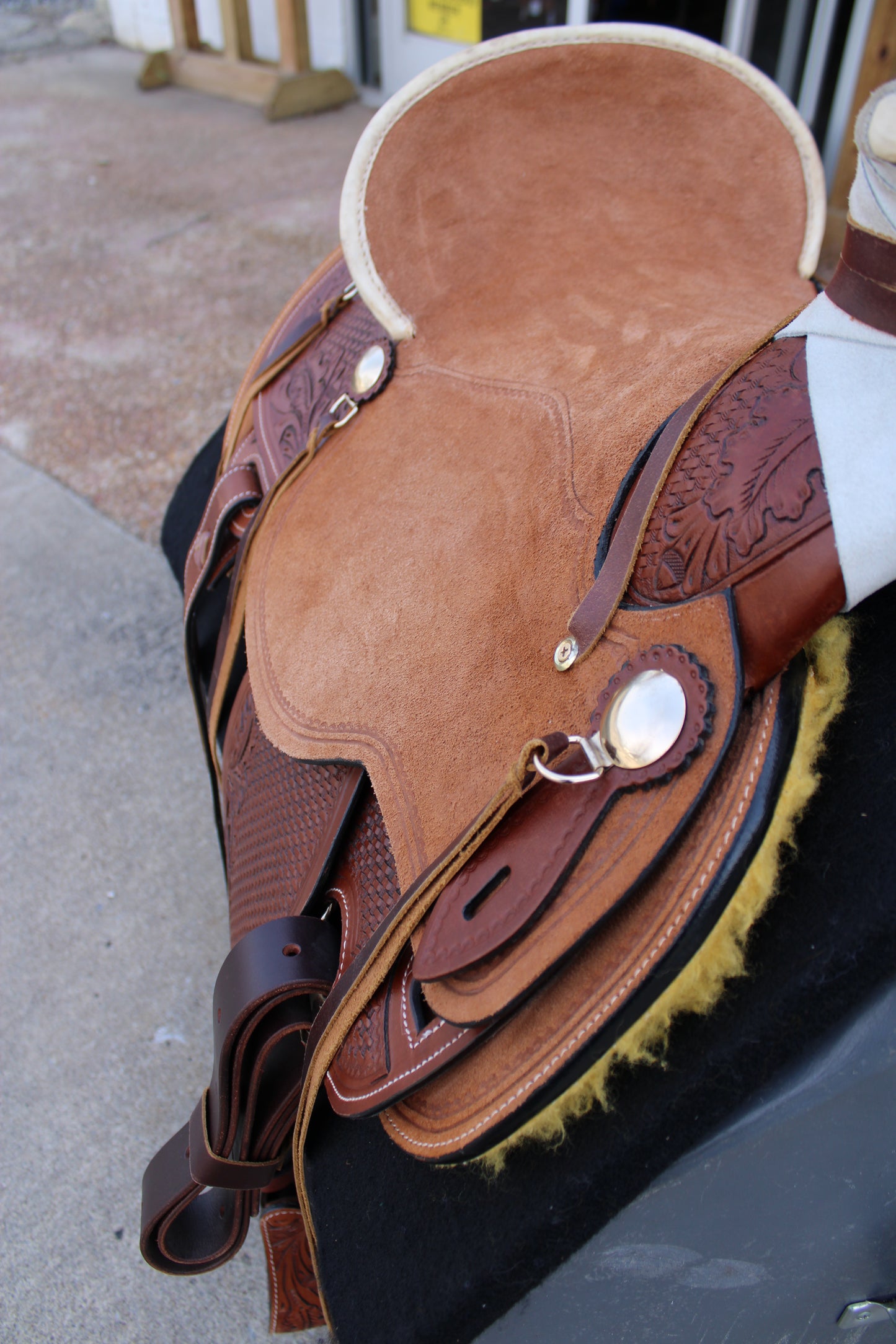 15” Silver Royal Wade Tree Working Saddle